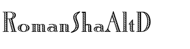 RomanShaAltD Regular.ttf