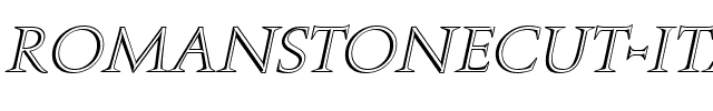 RomanStonecut Italic.ttf