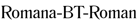 Romana BT Roman.ttf