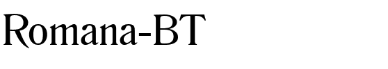 Romana BT Roman.ttf