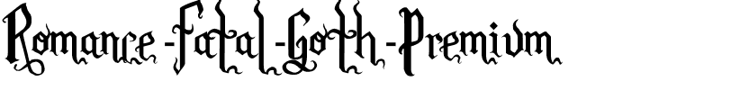 Romance Fatal Goth Premium.ttf