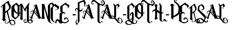 Romance Fatal Goth Versal Versal.ttf