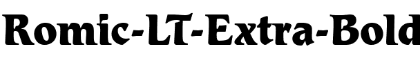 Romic LT Medium Bold.ttf
