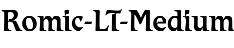 Romic LT Medium Regular.ttf