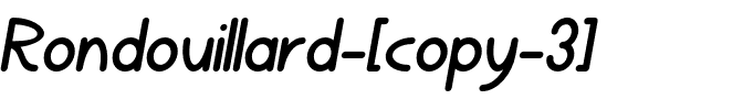 Rondouillard Italic.ttf