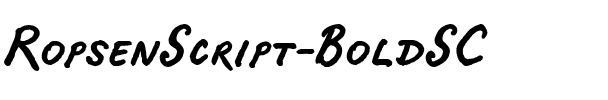 RopsenScript-BoldSC Regular.ttf