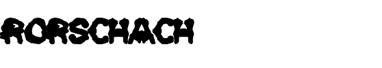 Rorschach  Rorschach .otf