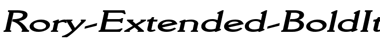 Rory Extended BoldItalic.ttf