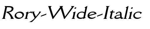 Rory Wide Italic.ttf