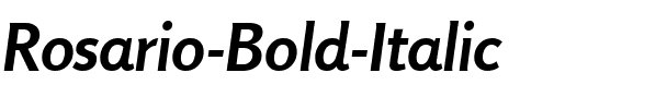 Rosario Bold Italic.ttf