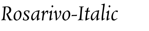 Rosarivo Italic.ttf
