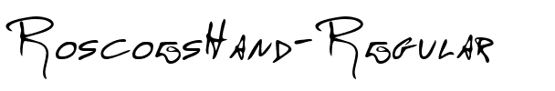 RoscoesHand Regular.ttf