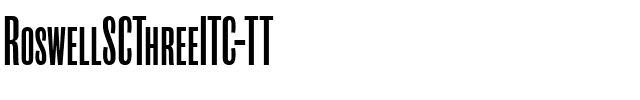 RoswellSCThreeITC TT Regular.ttf