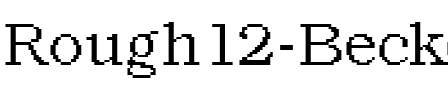 Rough12 Becker Regular.ttf