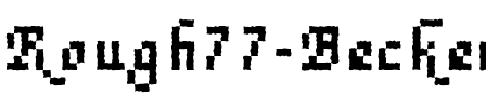Rough77 Becker Regular.ttf