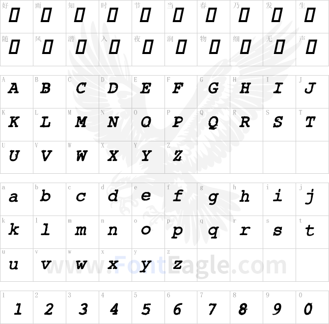 Rough_Typewriter-Bold-Italic