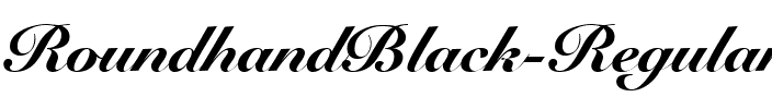 RoundhandBlack Regular.ttf