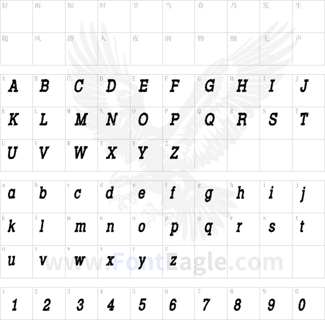 RowdyTypemachine-CondensedBoldI