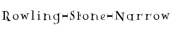 Rowling Stone Narrow Regular.ttf