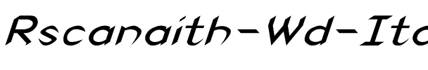 Rscanaith Wd italic Italic.ttf