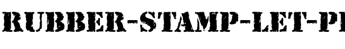 Rubber Stamp LET Plain.ttf