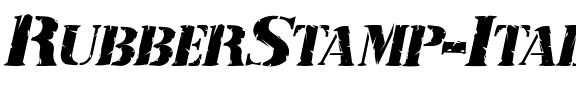 RubberStamp  Italic.ttf