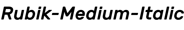 Rubik Medium Italic.ttf