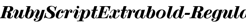 RubyScriptExtrabold Normal.ttf