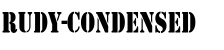 Rudy Condensed Regular.ttf