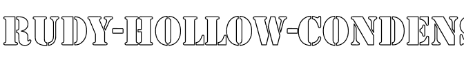 Rudy Hollow Condensed Regular.ttf