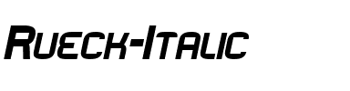 Rueck Italic.ttf
