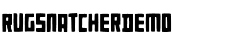 Rugsnatcher DEMO Regular.otf