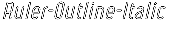 Ruler Outline Italique.ttf