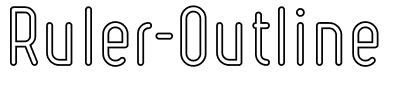 Ruler Outline Normal.ttf