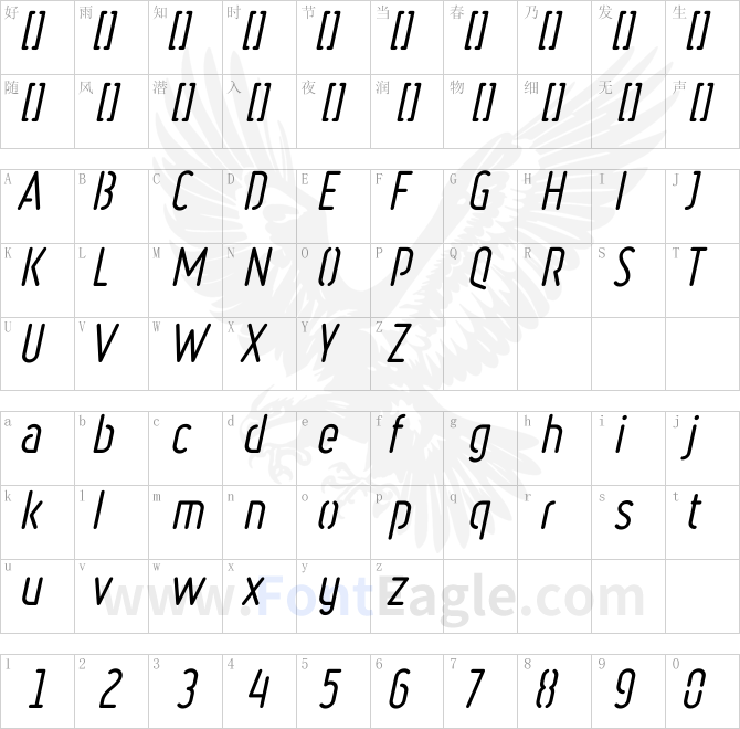 Ruler-Stencil-Italic