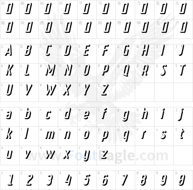 Ruler-Volume-Extrude-Bold-Italic