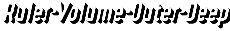 Ruler Volume Outer Deep Normal.ttf