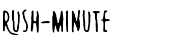Rush Minute Normal.ttf