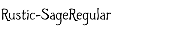 Rustic SageRegular Regular.ttf