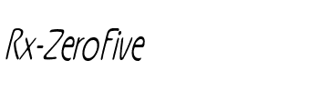 Rx-ZeroFive Regular.ttf