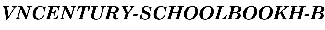 .VnCentury SchoolbookH Bold Italic.ttf