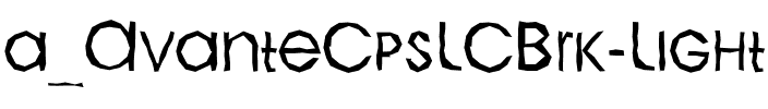 a_AvanteCpsLCBrk Light.ttf