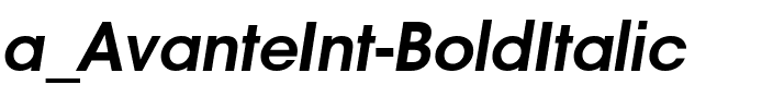 a_AvanteInt BoldItalic.ttf
