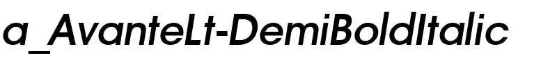a_AvanteLt DemiBoldItalic.ttf