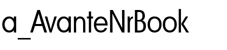 a_AvanteNrBook Regular.ttf