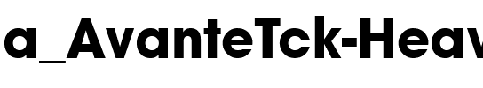 a_AvanteTck Heavy.ttf
