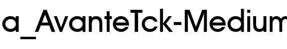 a_AvanteTck Medium.ttf