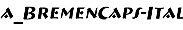 a_BremenCaps Italic.ttf
