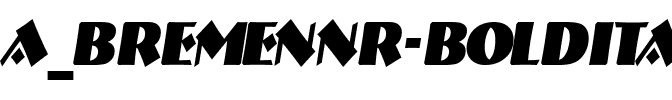 a_BremenNr BoldItalic.ttf