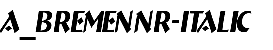 a_BremenNr Italic.ttf